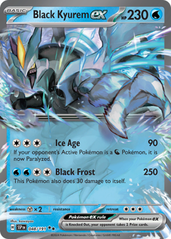 Black Kyurem ex, Surging Sparks #48, Pokémon TCG card