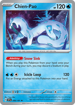 Chien-Pao, Surging Sparks #56, Pokémon TCG card