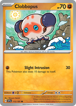 Clobbopus, Surging Sparks #112, Pokémon TCG card