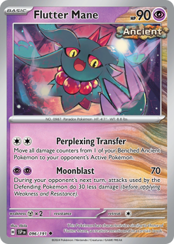 Flutter Mane, Surging Sparks #96, Pokémon TCG card