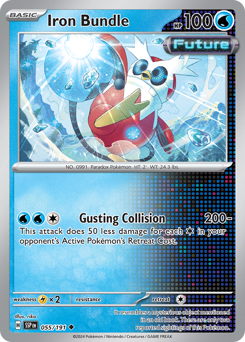 Iron Bundle, Surging Sparks #55, Pokémon TCG card