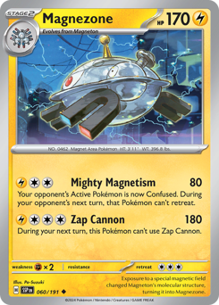 Magnezone, Surging Sparks #60, Pokémon TCG card