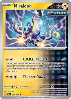 Miraidon, Surging Sparks #69, Pokémon TCG card