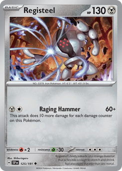 Registeel, Surging Sparks #125, Pokémon TCG card