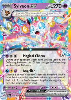Sylveon ex, Surging Sparks #86, Pokémon TCG card