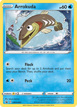 Arrokuda, SWSH Black Star Promos #SWSH093, Pokémon TCG card