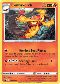 Centiskorch, SWSH Black Star Promos #SWSH048, Pokémon TCG card