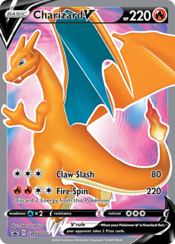 Charizard V, SWSH Black Star Promos #SWSH050, Pokémon TCG card