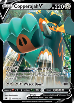 Copperajah V, SWSH Black Star Promos #SWSH030, Pokémon TCG card