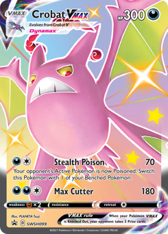 Crobat VMAX, SWSH Black Star Promos #SWSH099, Pokémon TCG card