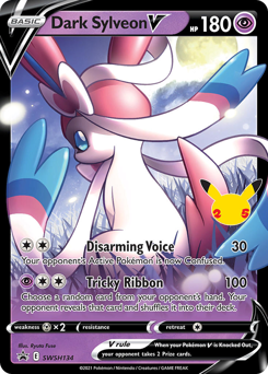Dark Sylveon V, SWSH Black Star Promos #SWSH134, Pokémon TCG card