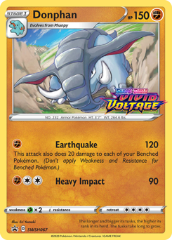 Donphan, SWSH Black Star Promos #SWSH067, Pokémon TCG card