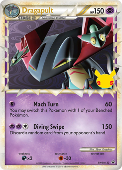 Dragapult, SWSH Black Star Promos #SWSH132, Pokémon TCG card