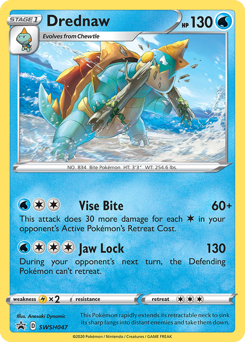 Drednaw, SWSH Black Star Promos #SWSH047, Pokémon TCG card