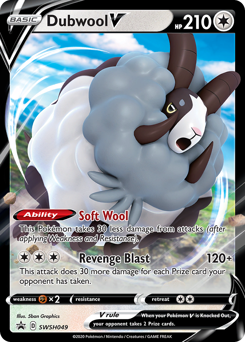Dubwool V, SWSH Black Star Promos #SWSH049, Pokémon TCG card
