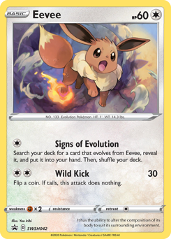 Eevee, SWSH Black Star Promos #SWSH042, Pokémon TCG card