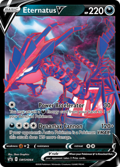 Eternatus V, SWSH Black Star Promos #SWSH064, Pokémon TCG card
