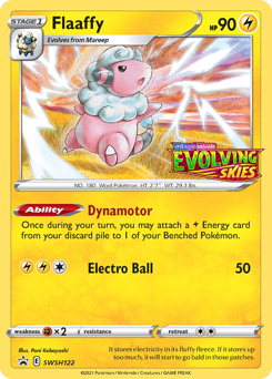 Flaaffy, SWSH Black Star Promos #SWSH122, Pokémon TCG card