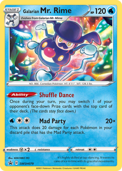 Galarian Mr. Rime, SWSH Black Star Promos #SWSH079, Pokémon TCG card