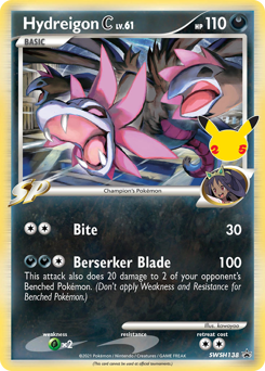 Hydreigon C, SWSH Black Star Promos #SWSH138, Pokémon TCG card