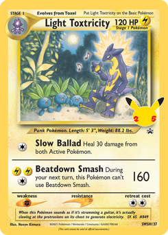 Light Toxtricity, SWSH Black Star Promos #SWSH137, Pokémon TCG card