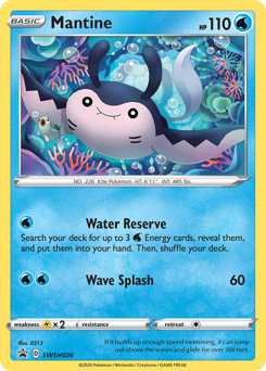 Mantine, SWSH Black Star Promos #SWSH026, Pokémon TCG card