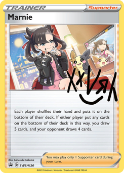 Marnie, SWSH Black Star Promos #SWSH120, Pokémon TCG card