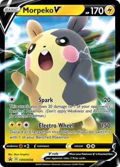 Morpeko V, SWSH Black Star Promos #SWSH056, Pokémon TCG card