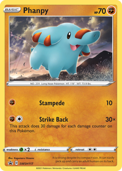 Phanpy, SWSH Black Star Promos #SWSH117, Pokémon TCG card