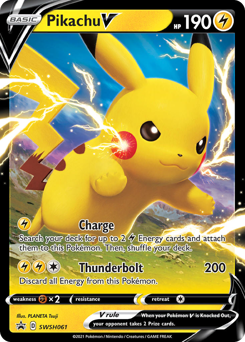 Pikachu V, SWSH Black Star Promos #SWSH061, Pokémon TCG card