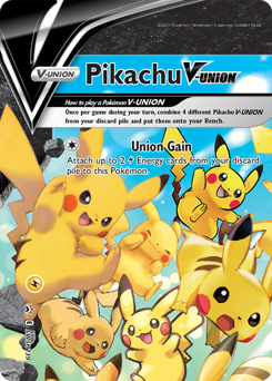 Pikachu V-UNION, SWSH Black Star Promos #SWSH139, Pokémon TCG card