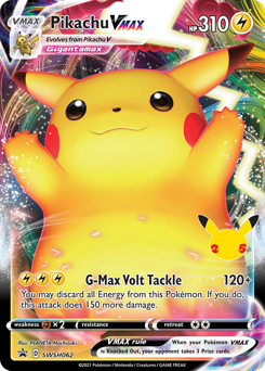 Pikachu VMAX, SWSH Black Star Promos #SWSH062, Pokémon TCG card