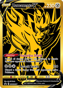 Zamazenta V, SWSH Black Star Promos #SWSH077, Pokémon TCG card