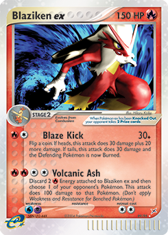 Blaziken ex, Team Magma vs Team Aqua #89, Pokémon TCG card