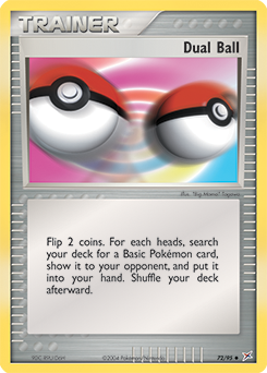 Dual Ball, Team Magma vs Team Aqua #72, Pokémon TCG card