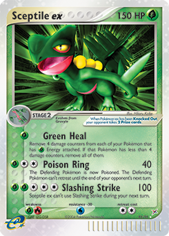 Sceptile ex, Team Magma vs Team Aqua #93, Pokémon TCG card