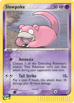 Slowpoke, Team Magma vs Team Aqua #45, Pokémon TCG card