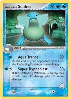 Team Aqua's Sealeo, Team Magma vs Team Aqua #16, Pokémon TCG card