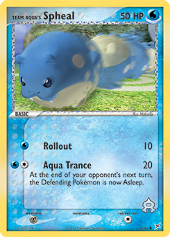Team Aqua's Spheal, Team Magma vs Team Aqua #57, Pokémon TCG card