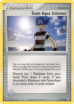 Team Aqua Schemer, Team Magma vs Team Aqua #69, Pokémon TCG card