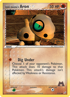 Team Magma's Aron, Team Magma vs Team Aqua #59, Pokémon TCG card