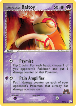 Team Magma's Baltoy, Team Magma vs Team Aqua #32, Pokémon TCG card