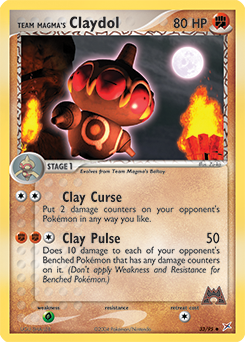 Team Magma's Claydol, Team Magma vs Team Aqua #33, Pokémon TCG card