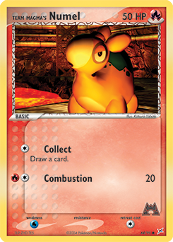 Team Magma's Numel, Team Magma vs Team Aqua #64, Pokémon TCG card