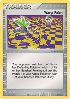 Warp Point, Team Magma vs Team Aqua #85, Pokémon TCG card
