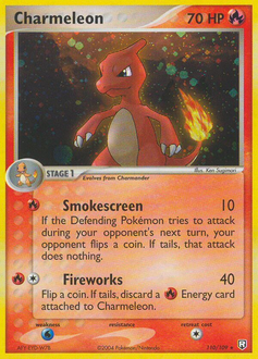 Charmeleon, Team Rocket Returns #110, Pokémon TCG card