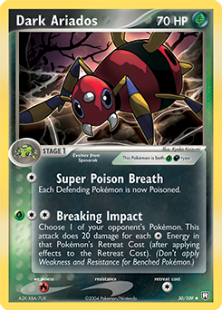 Dark Ariados, Team Rocket Returns #30, Pokémon TCG card