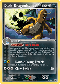 Dark Dragonite, Team Rocket Returns #15, Pokémon TCG card