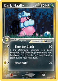 Dark Flaaffy, Team Rocket Returns #33, Pokémon TCG card
