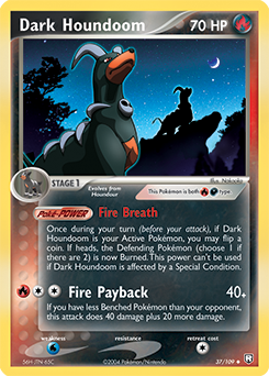 Dark Houndoom, Team Rocket Returns #37, Pokémon TCG card